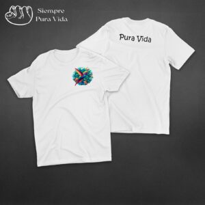Camisa/Blusa Blanca Colibrí Miniatura