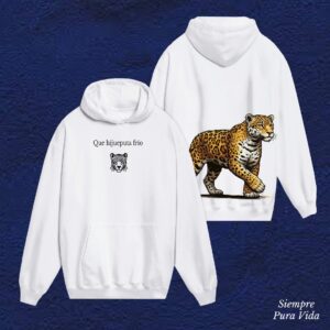 Hoodie de Jaguar "Que hijueputa frío"