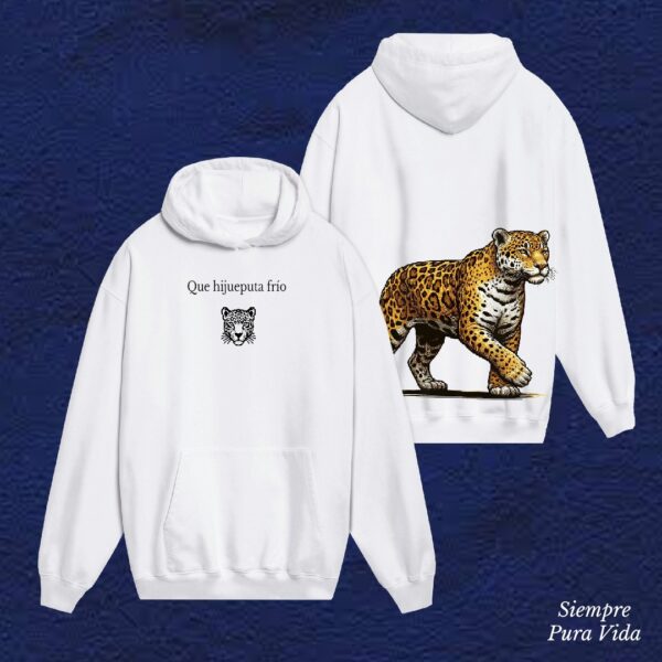 Hoodie de Jaguar "Que hijueputa frío"