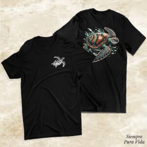 T-Shirt de Tortuga Verde